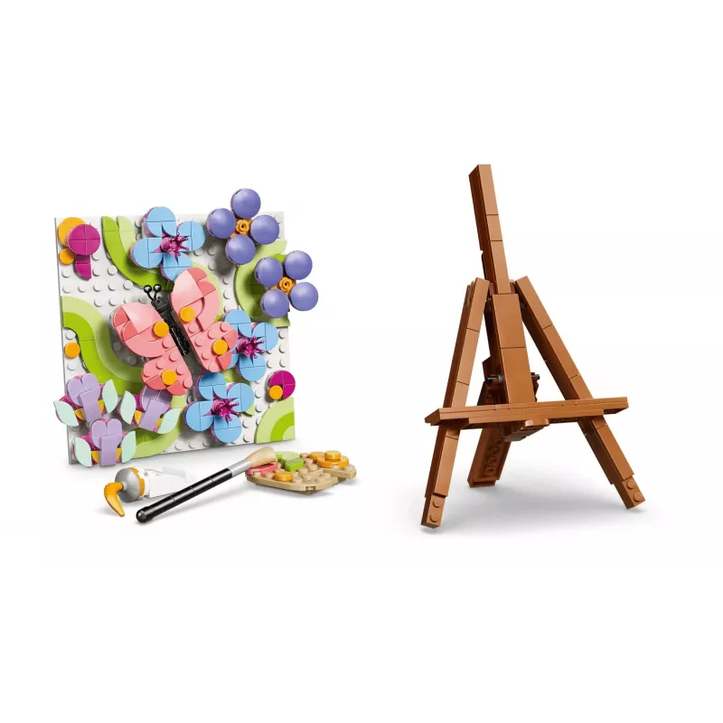 LEGO Creator 3 en 1 31390 Cuadro decorativo de arte floral (348 piezas)