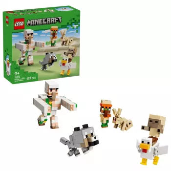 LEGO Minecraft 21592 Ataque del desierto del jinete de gallinas (428 piezas)