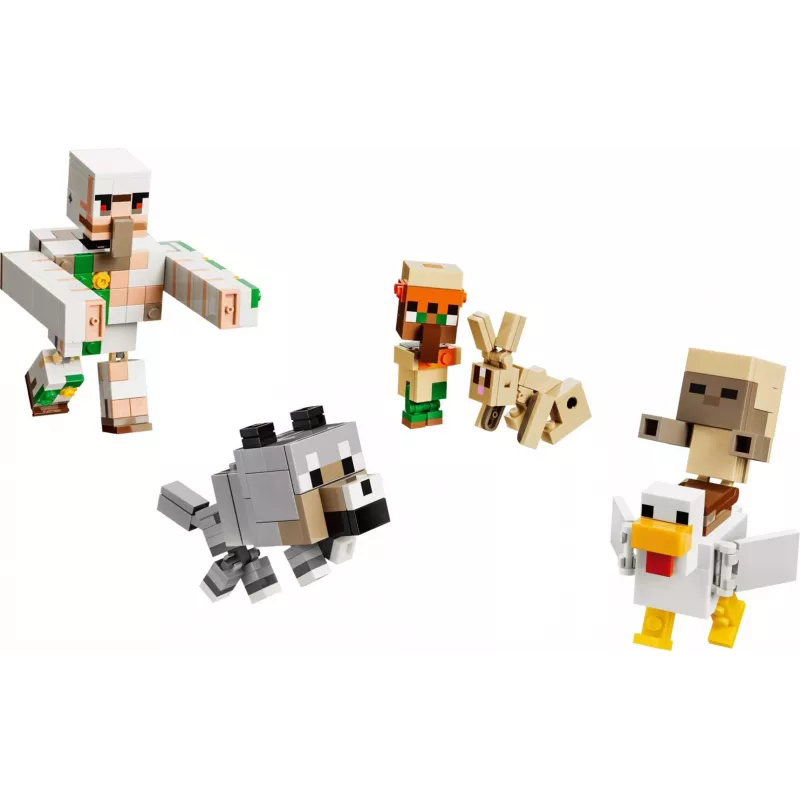 LEGO Minecraft 21592 Ataque del desierto del jinete de gallinas (428 piezas)