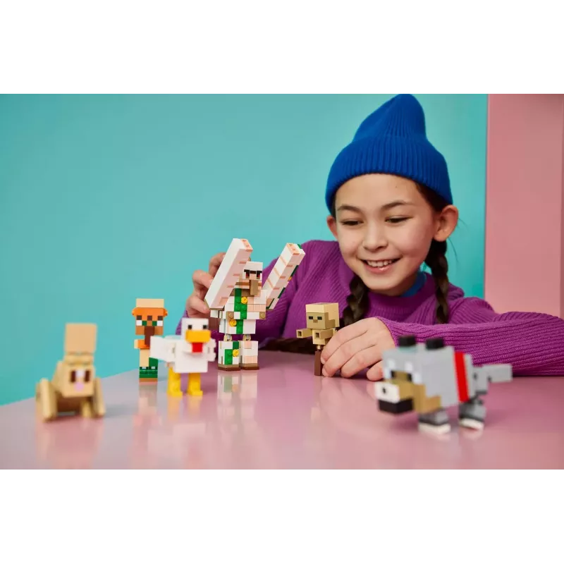 LEGO Minecraft 21592 Ataque del desierto del jinete de gallinas (428 piezas)