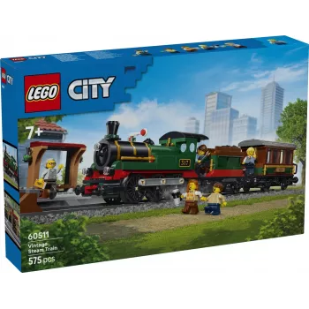 LEGO City 60511 Tren de vapor histórico (575 piezas)