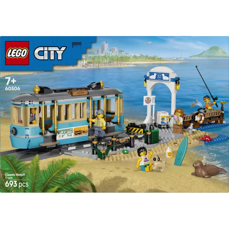 LEGO City 60506 Tranvía clásico de playa (693 piezas)