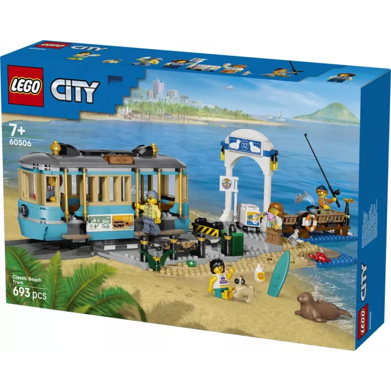 LEGO City 60506 Tranvía clásico de playa (693 piezas)