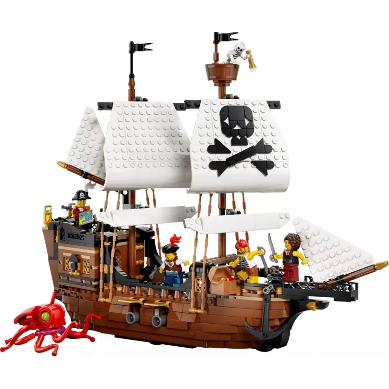 LEGO Creator 3 en 1 31387 Barco pirata icónico (1074 piezas)