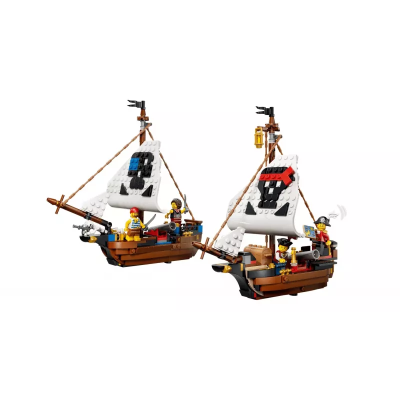 LEGO Creator 3 en 1 31387 Barco pirata icónico (1074 piezas)