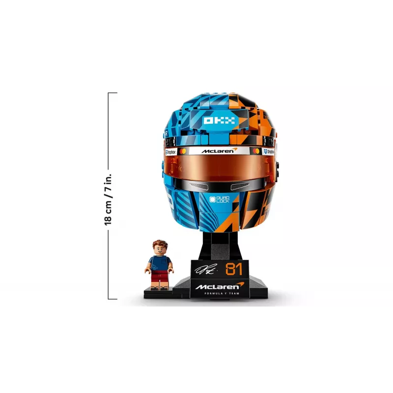 LEGO Editions 43017 Casco de McLaren F1 Oscar Piastri (793 piezas)