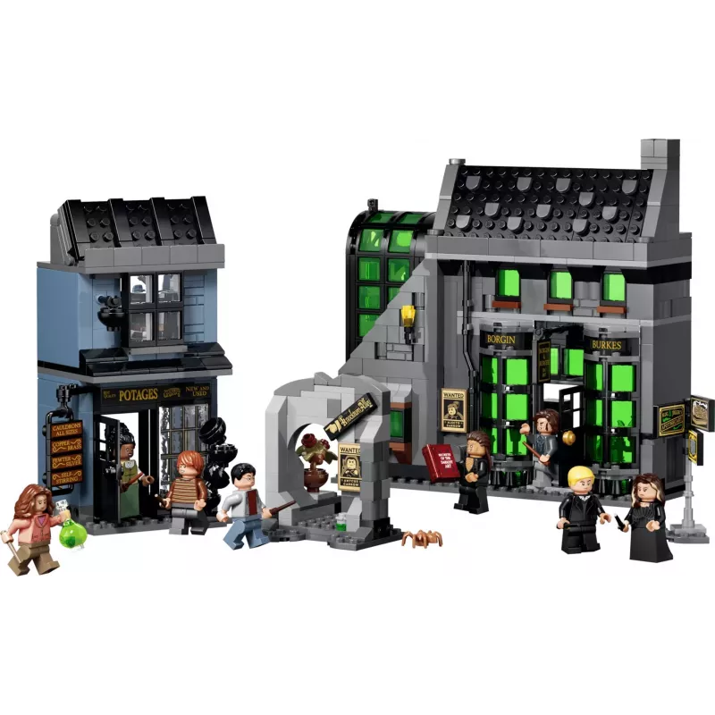 LEGO Harry Potter 76471 Tiendas de magia del Callejón Knockturn (788 piezas)
