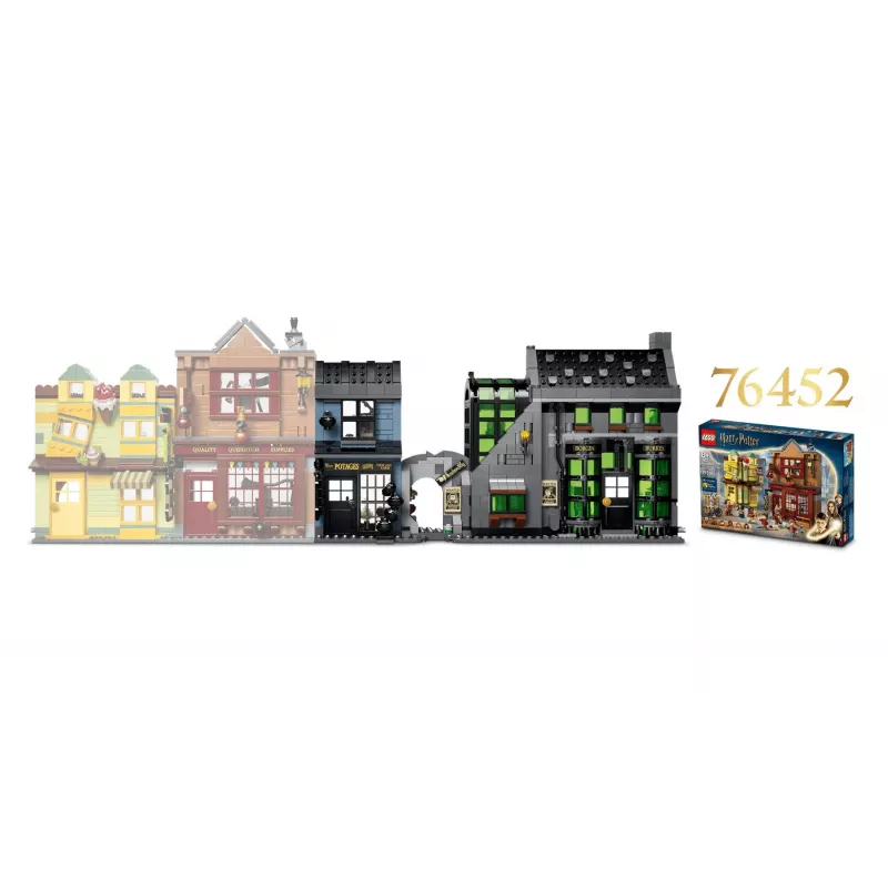 LEGO Harry Potter 76471 Tiendas de magia del Callejón Knockturn (788 piezas)