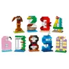 LEGO 40807 Números de cumpleaños - decoración de tarta de animales para construir (281 piezas)