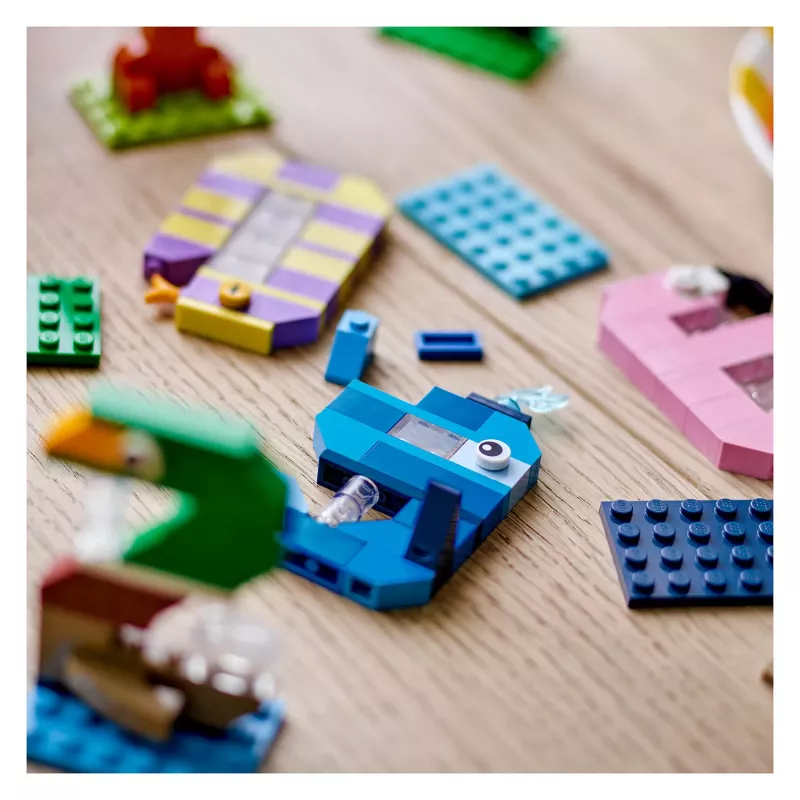 LEGO 40807 Números de cumpleaños - decoración de tarta de animales para construir (281 piezas)