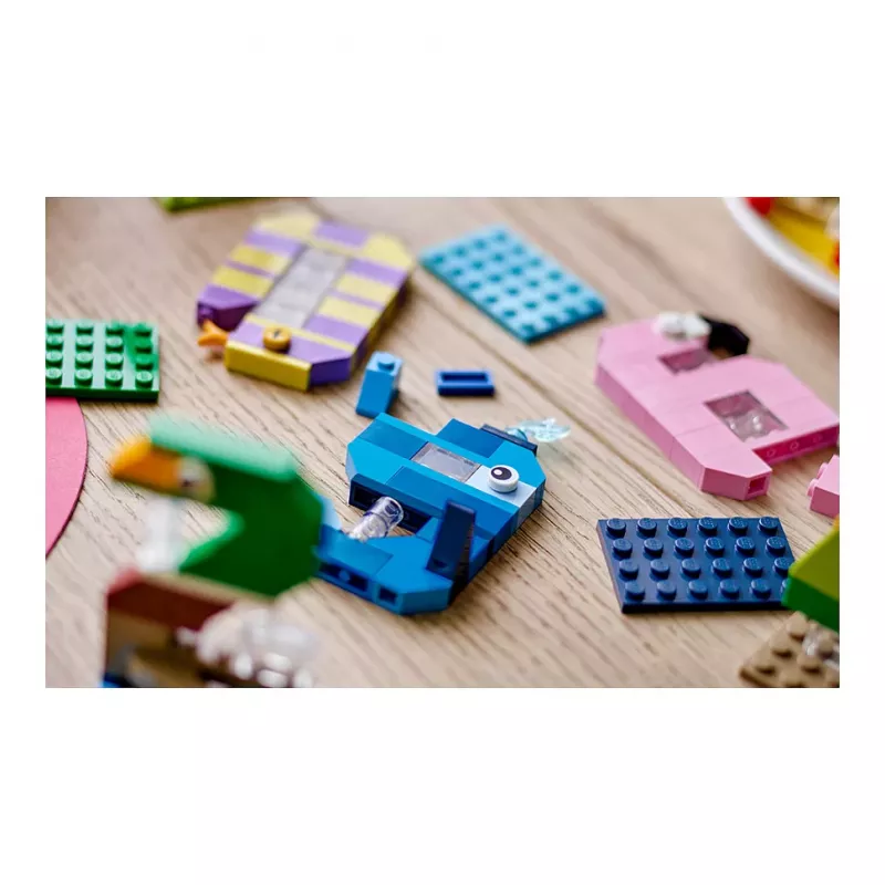 LEGO 40807 Números de cumpleaños - decoración de tarta de animales para construir (281 piezas)
