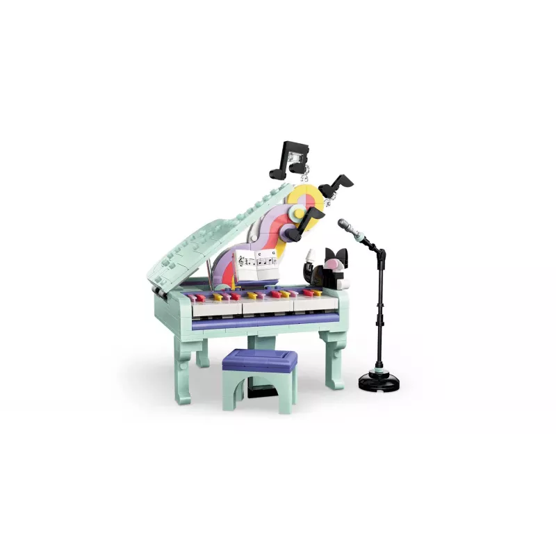 LEGO Creator 3 en 1 31392 Piano decorativo con gato (485 piezas)