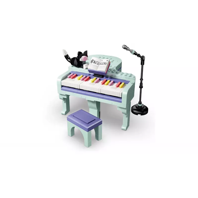 LEGO Creator 3 en 1 31392 Piano decorativo con gato (485 piezas)