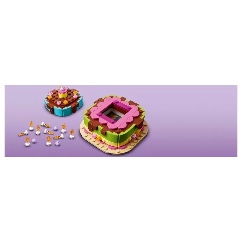 LEGO 40815 Tarta de cumpleaños - tarta con velas para construir (219 piezas)