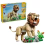 LEGO Creator 3 en 1 31386 Animales salvajes: león majestuoso (839 piezas)