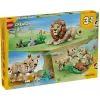 LEGO Creator 3 en 1 31386 Animales salvajes: león majestuoso (839 piezas)