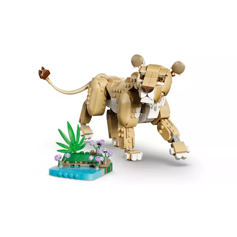 LEGO Creator 3 en 1 31386 Animales salvajes: león majestuoso (839 piezas)