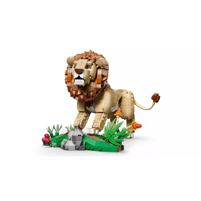 LEGO Creator 3 en 1 31386 Animales salvajes: león majestuoso (839 piezas)