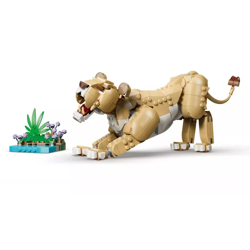 LEGO Creator 3 en 1 31386 Animales salvajes: león majestuoso (839 piezas)