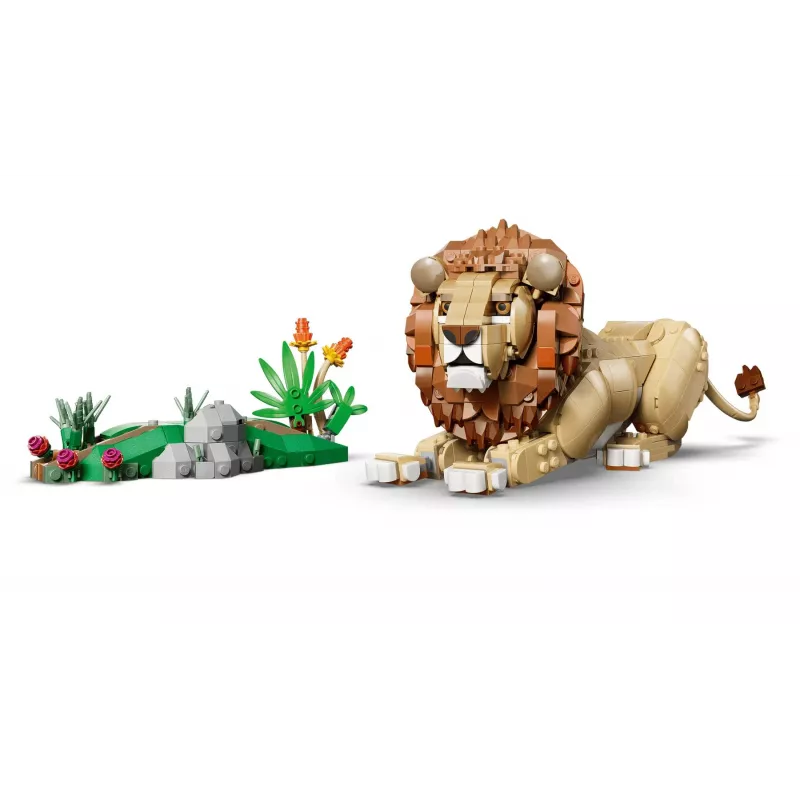 LEGO Creator 3 en 1 31386 Animales salvajes: león majestuoso (839 piezas)