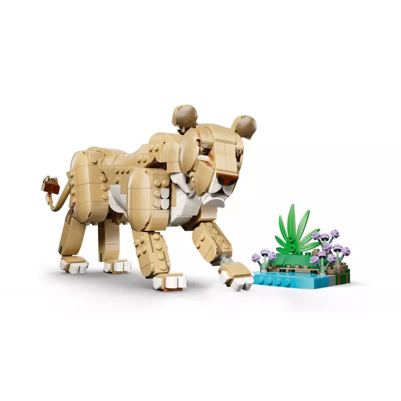 LEGO Creator 3 en 1 31386 Animales salvajes: león majestuoso (839 piezas)