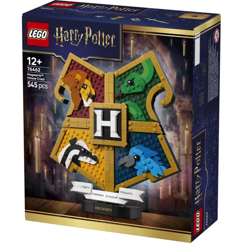 LEGO Harry Potter 76462 Escudos de las casas de Hogwarts (545 piezas)