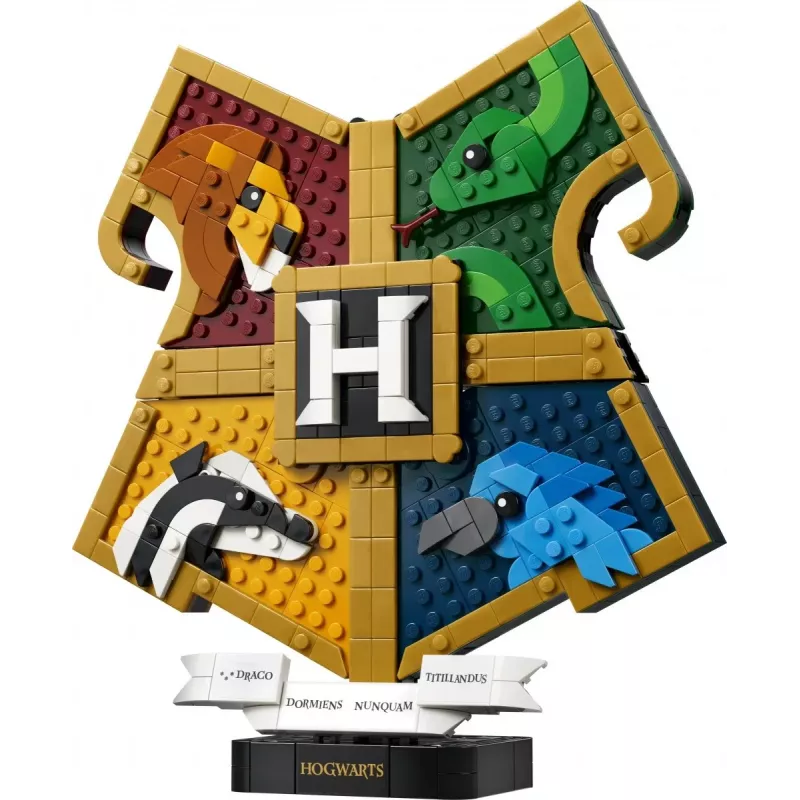 LEGO Harry Potter 76462 Escudos de las casas de Hogwarts (545 piezas)
