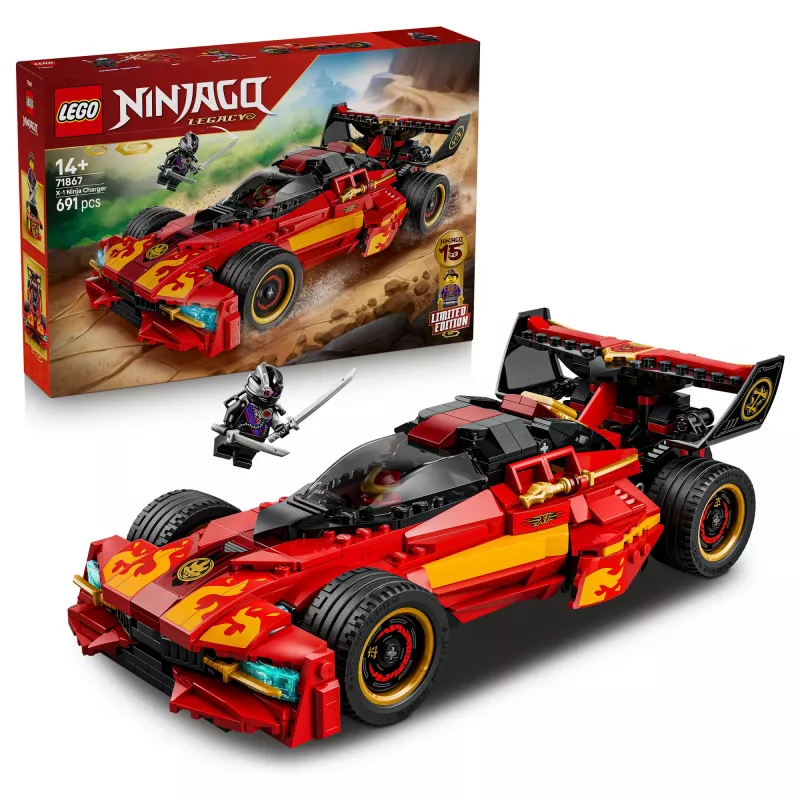LEGO NINJAGO 71867 X-1 Ninja Charger 15.º aniversario (691 piezas)