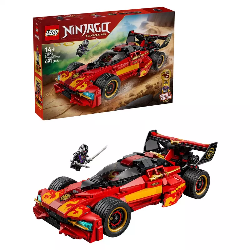 LEGO NINJAGO 71867 X-1 Ninja Charger 15.º aniversario (691 piezas)