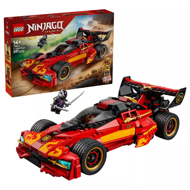 LEGO NINJAGO 71867 X-1 Ninja Charger 15.º aniversario (691 piezas)