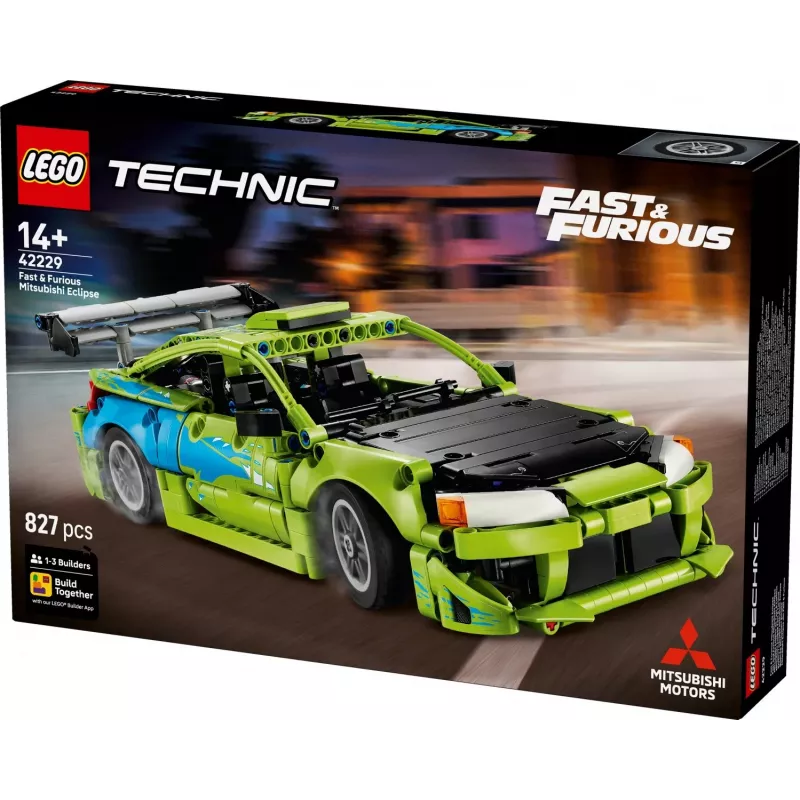 LEGO Technic 42229 Fast & Furious Mitsubishi Eclipse (827 piezas)