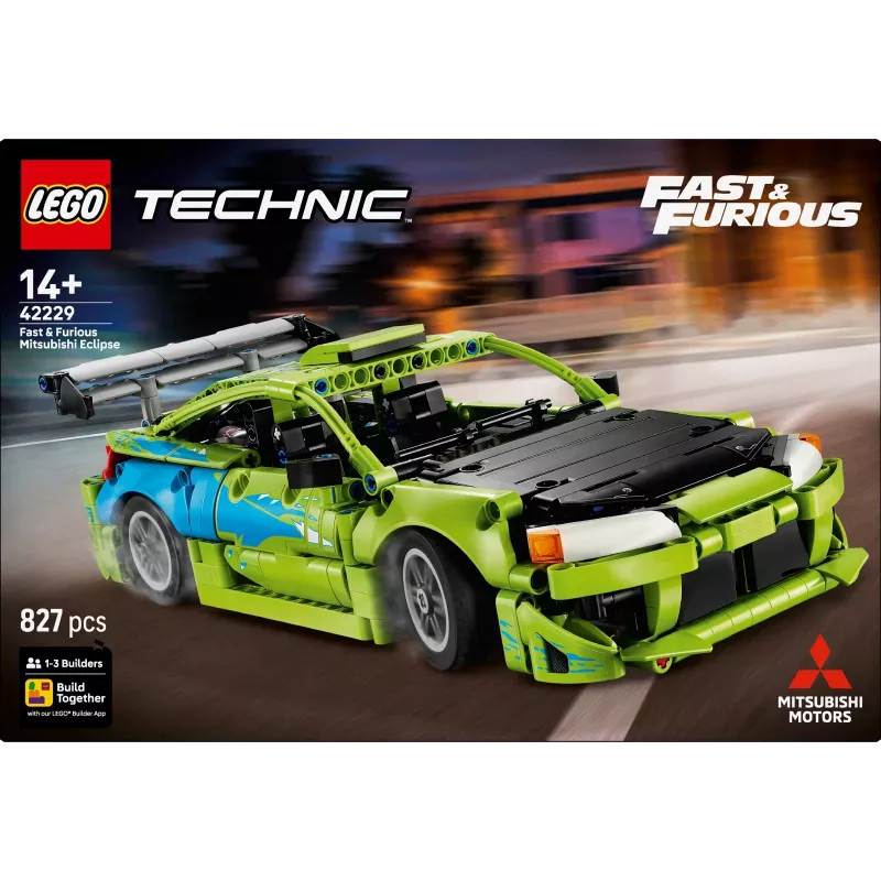 LEGO Technic 42229 Fast & Furious Mitsubishi Eclipse (827 piezas)