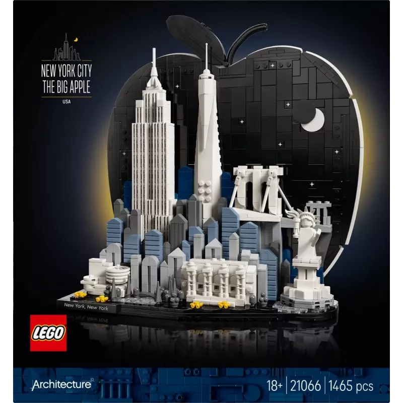 LEGO Architecture 21066 Nueva York - La Gran Manzana (1465 piezas)