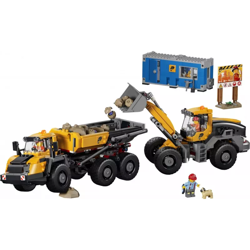 LEGO City 60494 Camión volquete y pala cargadora (1132 piezas)