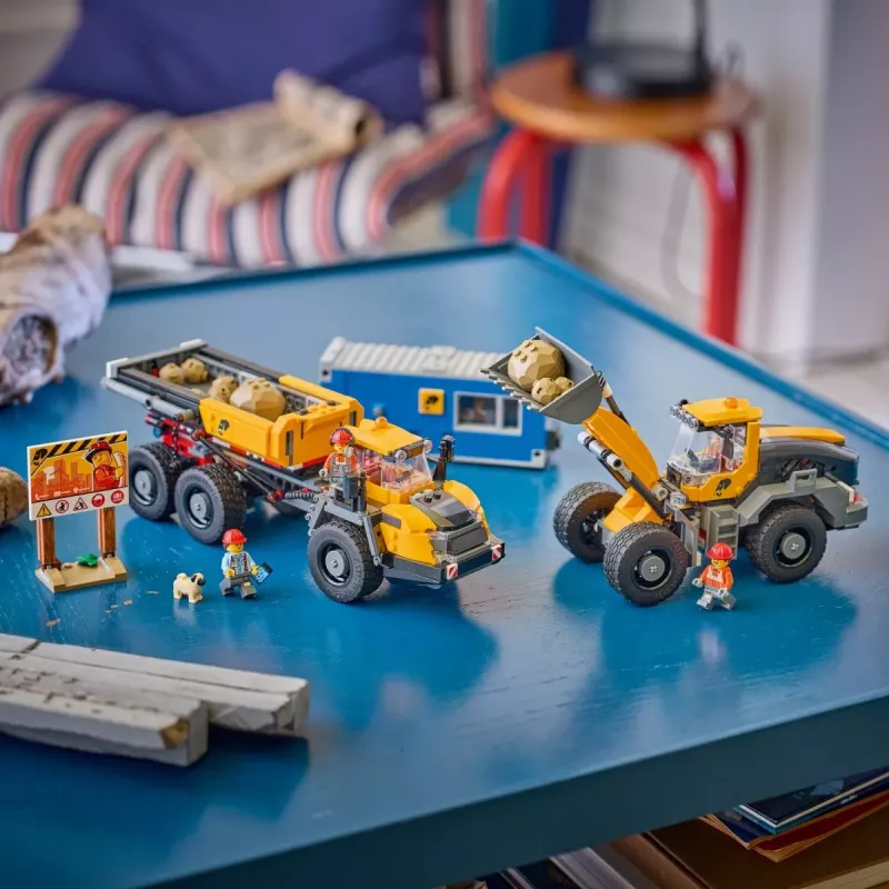 LEGO City 60494 Camión volquete y pala cargadora (1132 piezas)