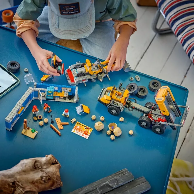 LEGO City 60494 Camión volquete y pala cargadora (1132 piezas)