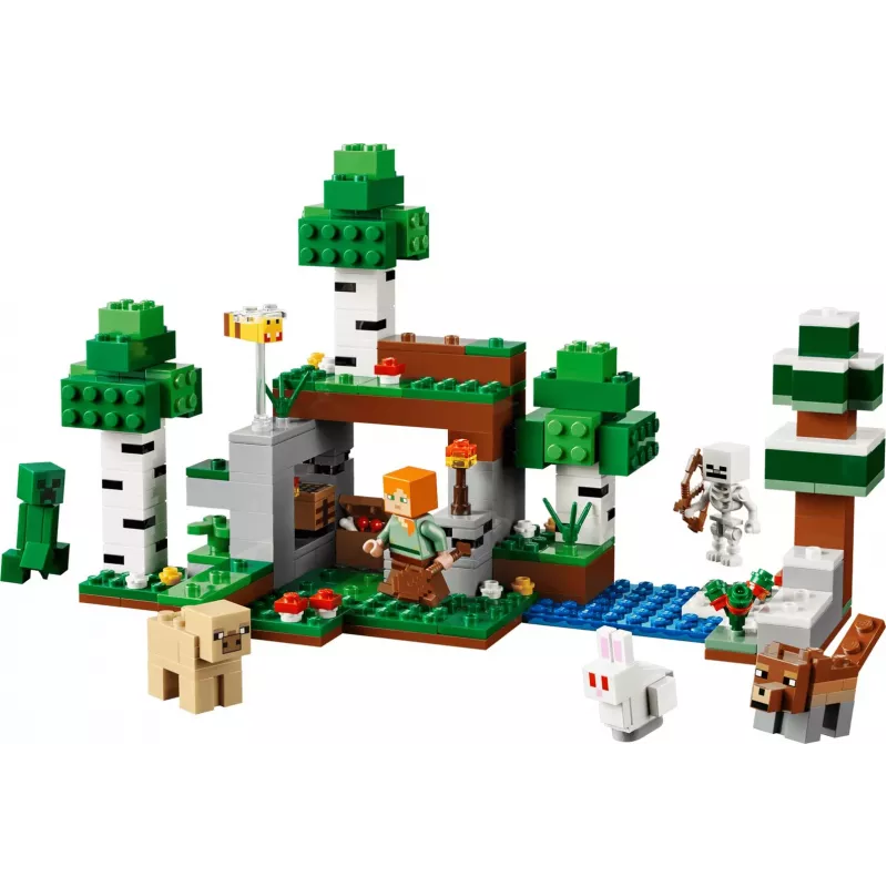 LEGO Minecraft 21593 Aventura de la primera noche (301 piezas)
