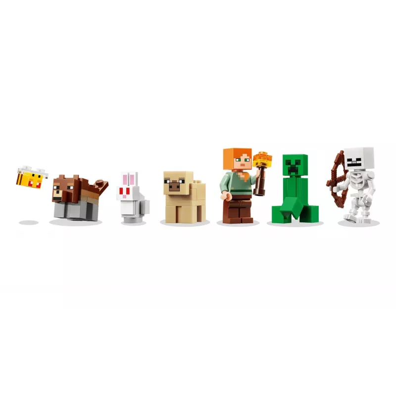 LEGO Minecraft 21593 Aventura de la primera noche (301 piezas)