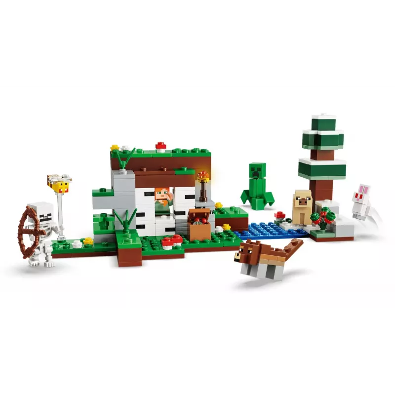 LEGO Minecraft 21593 Aventura de la primera noche (301 piezas)