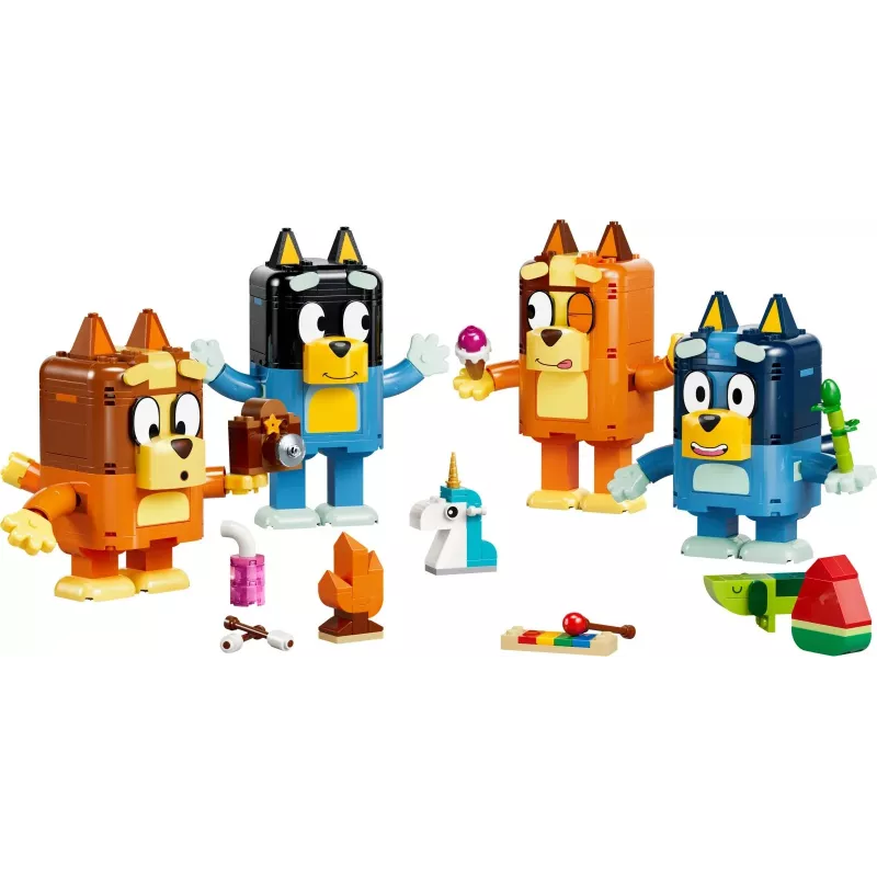 LEGO Bluey 11217 La familia Bluey de ladrillos (466 piezas)