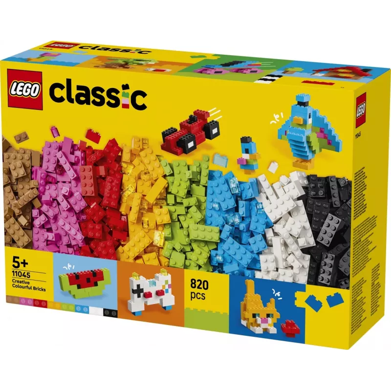 LEGO Classic 11045 Ladrillos creativos de colores (820 piezas)