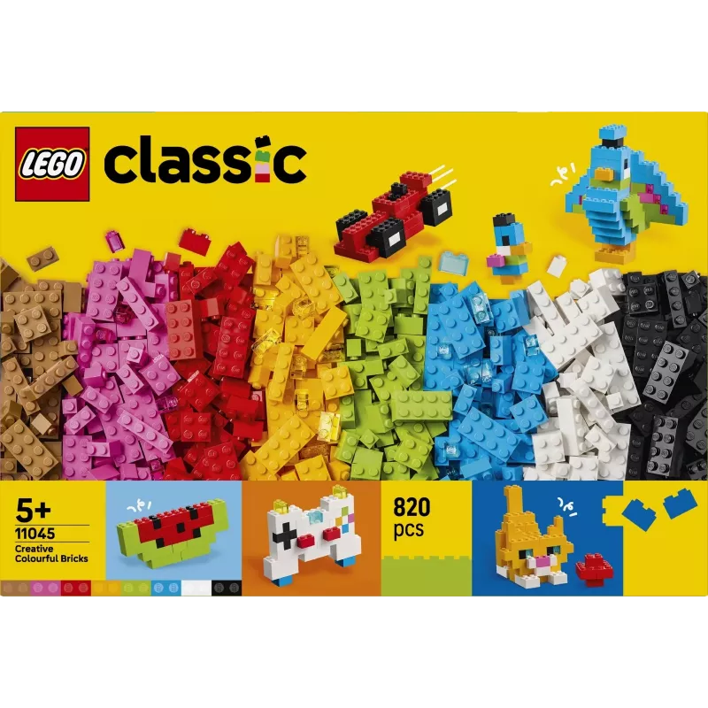 LEGO Classic 11045 Ladrillos creativos de colores (820 piezas)