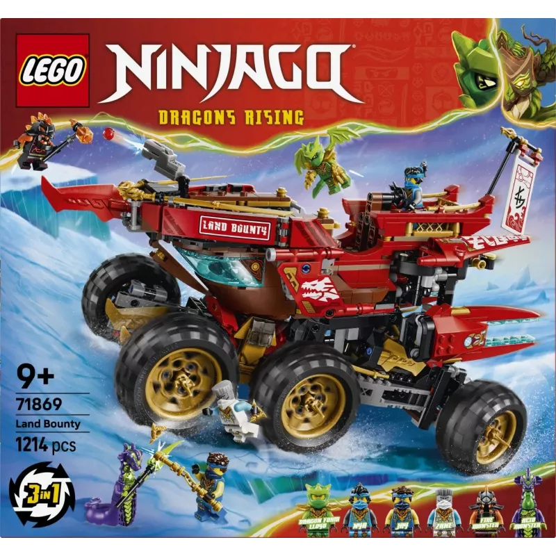 LEGO NINJAGO 71869 Land Bounty (1214 piezas)
