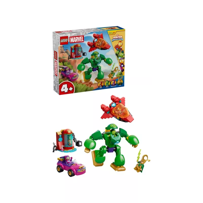 LEGO Marvel 11211 Loki vs. Equipo Iron Man (204 piezas)