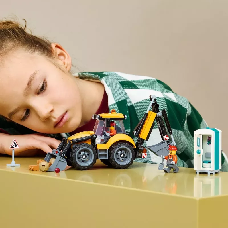 LEGO City 60480 Cargadora excavadora amarilla (301 piezas)