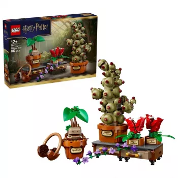 LEGO Harry Potter 76474 Plantas de herbología de Hogwarts (817 piezas)