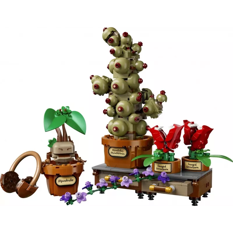 LEGO Harry Potter 76474 Plantas de herbología de Hogwarts (817 piezas)