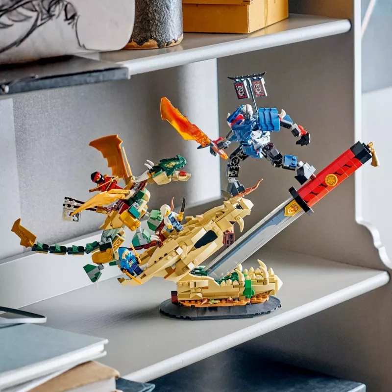 LEGO NINJAGO 71871 Batalla en la hoja del dragón (1016 piezas)