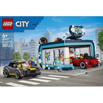 LEGO City 60497 Túnel de lavado de coches drive-through (583 piezas)