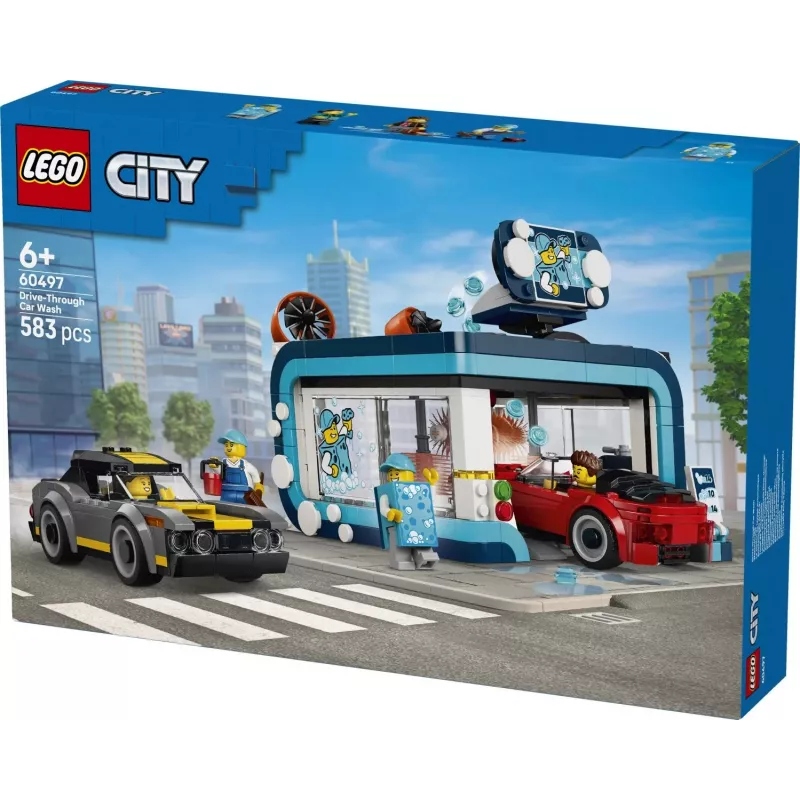 LEGO City 60497 Túnel de lavado de coches drive-through (583 piezas)